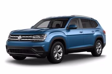 Interior mats for the Volkswagen Atlas 2016-2025 I generation US Crossover 7-seater