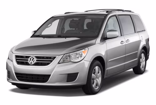 Interior mats for the Volkswagen Routan 2009-2014 I generation EU Minivan 7-seater