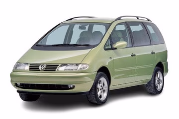 Interior mats for the Volkswagen Sharan (7M) 1995-2010 I generation EU Minivan 7-seater