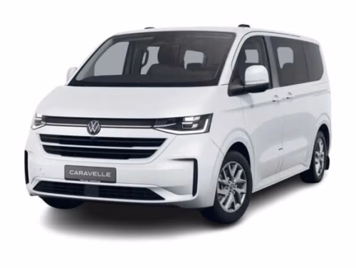 Interior mats for the Volkswagen T7 Caravelle 2024-… VII generation EU VAN 5-door 8-seater Long