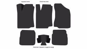 Interior mats for the Volkswagen Passat B4 1993-1997 IV generation EU Sedan - Фото 4