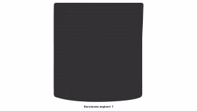 Interior mats for the Volkswagen Sharan (7N) 2010-2022 II generation EU Minivan 6-seater - Фото 2
