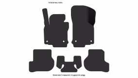 Interior mats for the Volkswagen Jetta (V) 2005-2010 V generation EU Universal - Фото 2