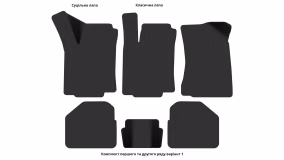 Interior mats for the Volkswagen Passat B3 1988-1993 III generation EU Universal - Фото 4
