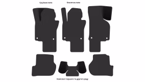 Interior mats for the Volkswagen Jetta (VI) 2010-2015 VI generation US Universal - Фото 4
