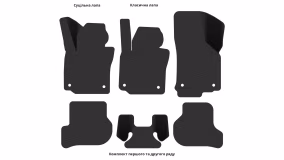 Interior mats for the Volkswagen Golf (VI) 2008-2012 VI generation EU Hatchback - Фото 5