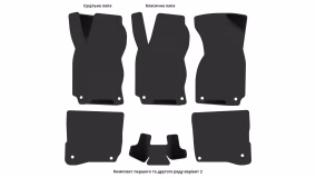 Interior mats for the Volkswagen Passat B5 1996-2000 V generation EU Sedan pre-restyling - Фото 5