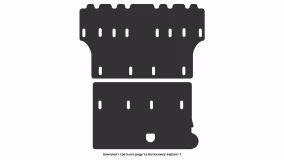Interior mats for the Volkswagen Sharan (7M) 1995-2010 I generation EU Minivan 7-seater - Фото 4