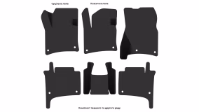 Interior mats for the Volkswagen Touareg (7P) 2014-2018 II generation EU Crossover restyling - Фото 5