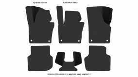 Interior mats for the Volkswagen Jetta (VI) 2010-2018 VI generation US Sedan - Фото 4