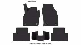Interior mats for the Volkswagen T-Cross 2019-… EU Crossover - Фото 3