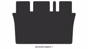 Interior mats for the Volkswagen Caddy MAXI 2015-2020 III generation EU Minivan restyling 5-seater Long - Фото 3