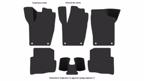 Interior mats for the Volkswagen Fox 2005-2011 I generation EU Hatchback 3-door - Фото 3