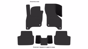 Interior mats for the Volkswagen e-Bora 2019-… IV generation RU Sedan Electro - Фото 4