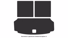 Коврики в салон Volkswagen ID.6 Crozz 2021-… I поколение CN Crossover 6-ти местная - Фото 2