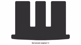 Interior mats for the Volkswagen T6 Multivan 2015-2022 VI generation EU VAN 5-door 7-seater - Фото 6