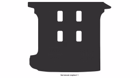 Interior mats for the Volkswagen T5 Transporter 2003-2015 V generation EU VAN 4-door 8/9-seater - Фото 6
