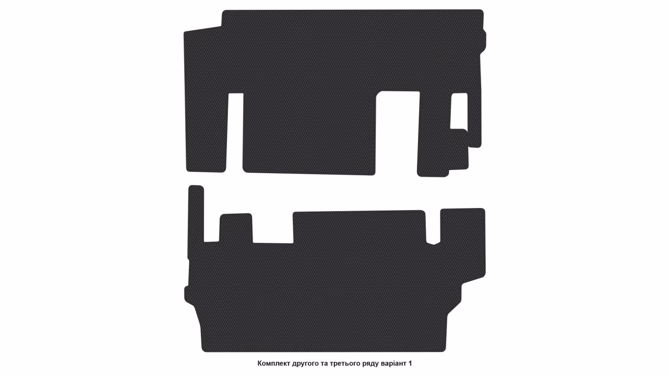 Interior mats for the Volkswagen T5 Caravelle 2003-2015 V generation EU VAN - Фото 6