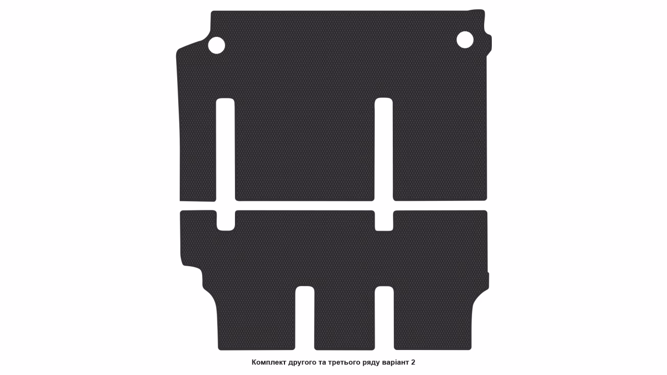 Interior mats for the Volkswagen T5 Caravelle 2003-2015 V generation EU VAN - Фото 7