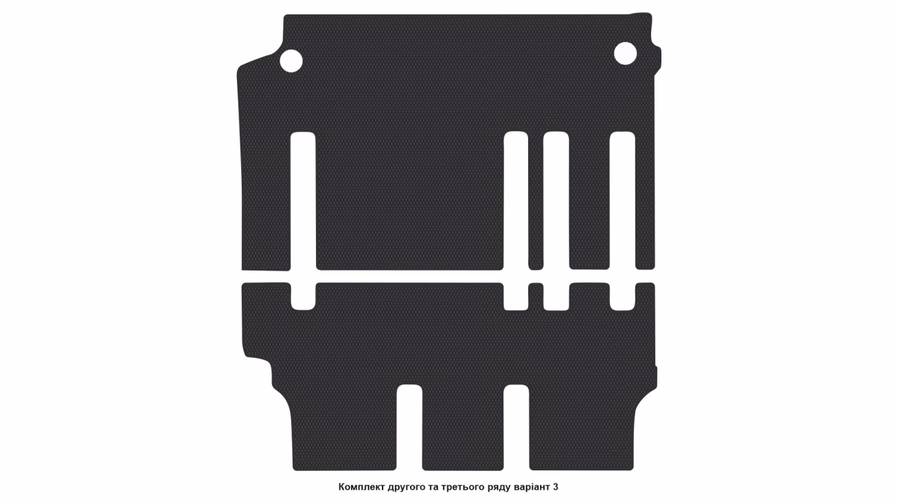 Interior mats for the Volkswagen T5 Caravelle 2003-2015 V generation EU VAN - Фото 8