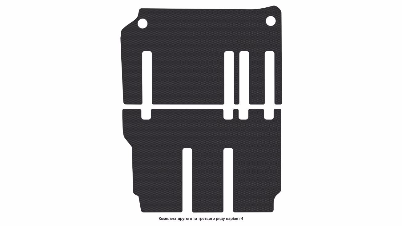 Interior mats for the Volkswagen T5 Caravelle 2003-2015 V generation EU VAN - Фото 9