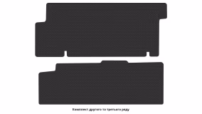 Interior mats for the Volkswagen T6 Transporter 2015-… VI generation EU VAN - Фото 3