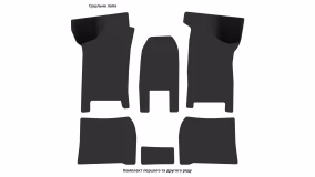 Interior mats for the Volkswagen Polo (II) 1981-1994 II generation EU Hatchback - Фото 2