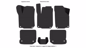 Interior mats for the Volkswagen Golf (IV) 1997-2006 IV generation EU Hatchback 5-door - Фото 4