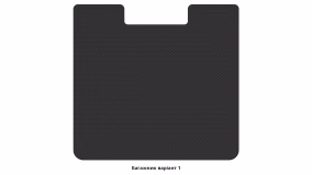 Interior mats for the Volkswagen T6 Transporter 2015-… VI generation EU VAN Long - Фото 2