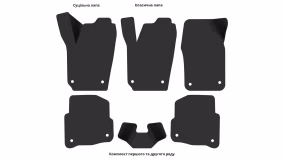 Interior mats for the Volkswagen Polo (IV) 2001-2009 IV generation EU Hatchback 3-door - Фото 3