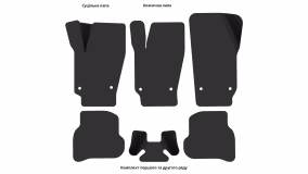 Interior mats for the Volkswagen Polo (V) 2009-2017 V generation EU Hatchback 3-door - Фото 3