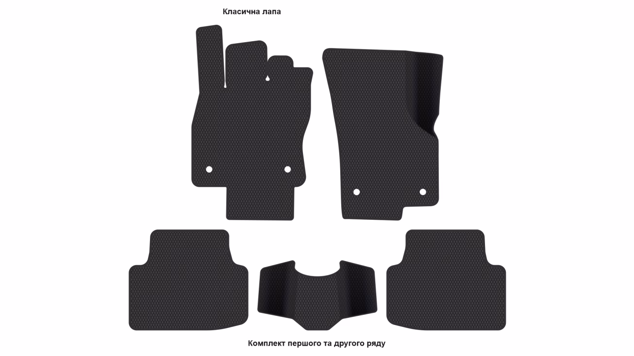 Interior mats for the Volkswagen Golf Mk8 2019-… VIII generation EU Universal - Фото 2