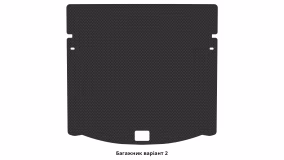 Interior mats for the Volkswagen Touran 1T 2003-2015 I generation EU Minivan 7-seater - Фото 3