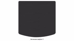 Interior mats for the Volkswagen Touran 1T 2003-2015 I generation EU Minivan 7-seater - Фото 4