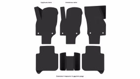 Interior mats for the Volkswagen Tayron 2024-… II generation EU Crossover - Фото 2