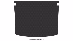 Interior mats for the Volkswagen Caddy (2K) 2004-2015 III generation EU Minivan pre-restyling 5-seater - Фото 2