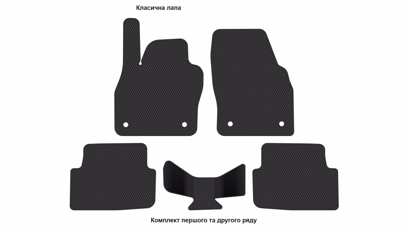 Interior mats for the Volkswagen Taigo 2021-… I generation EU Crossover - Фото 2