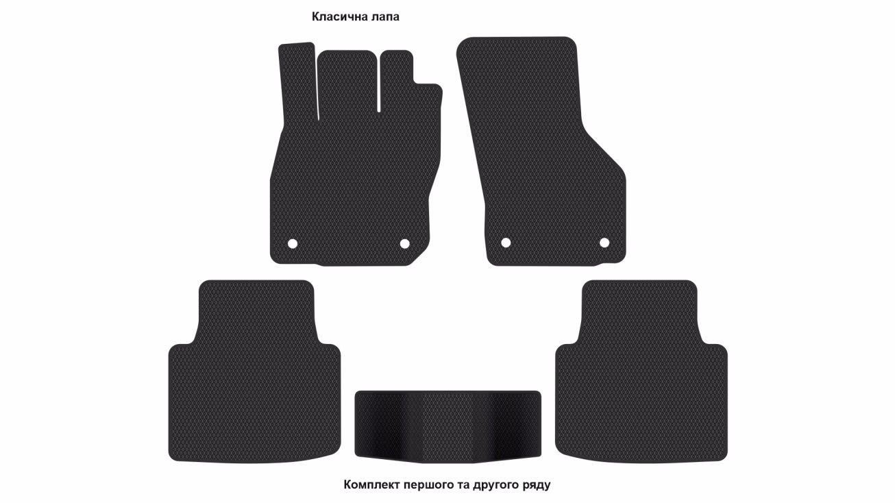 Interior mats for the Volkswagen Passat B9 2023-… IX generation EU Universal - Фото 2