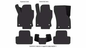 Interior mats for the Volkswagen Golf (VII) 2012-2020 VII generation EU Hatchback 5-door - Фото 4