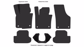 Interior mats for the Volkswagen Beetle 2011-2019 II generation EU Hatchback - Фото 3