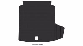 Interior mats for the Volkswagen Passat NMS 2015-2019 I generation US Sedan restyling - Фото 3