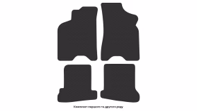 Interior mats for the Volkswagen Lupo 1998-2005 I generation EU Hatchback - Фото 3