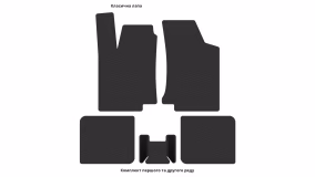 Interior mats for the Volkswagen Golf (III) 1991-1998 III generation EU Hatchback 5-door - Фото 3