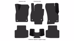 Interior mats for the Volkswagen Passat B8 2014-2023 VIII generation EU Sedan - Фото 4