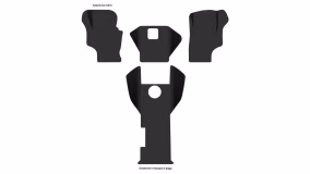 Interior mats for the Volkswagen T3 Transporter 1979-1992 III generation EU VAN - Фото 2