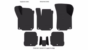 Interior mats for the Volkswagen Bora 1998-2005 I generation EU Sedan - Фото 3