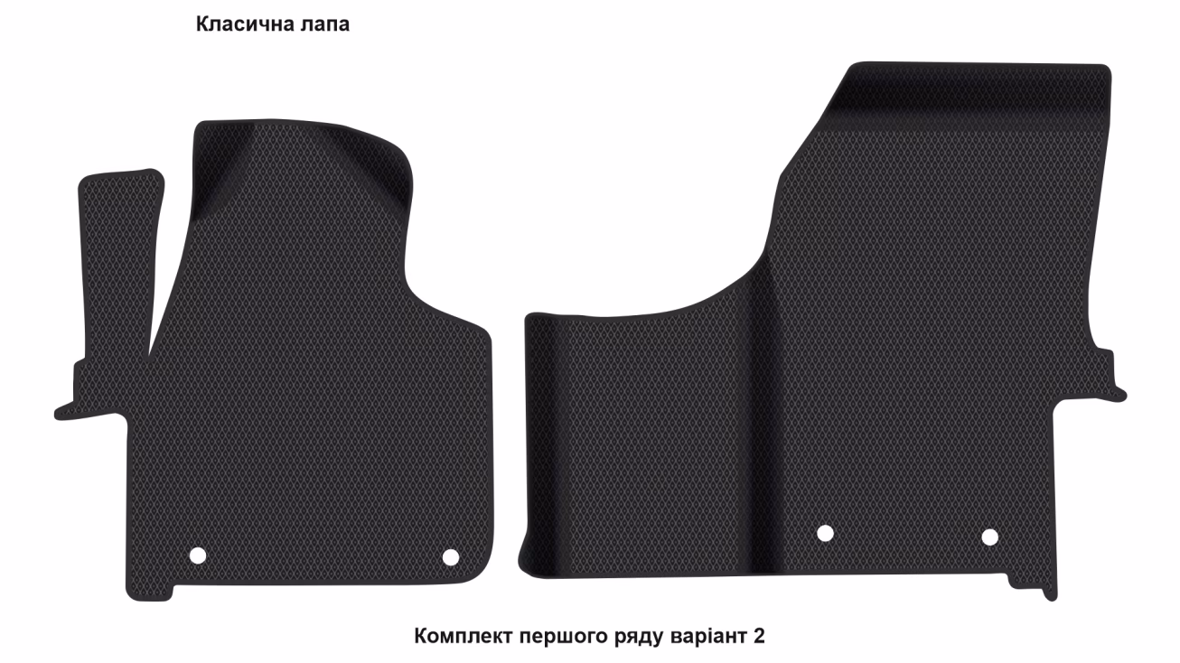 Interior mats for the Volkswagen Crafter 2006-2016 I generation EU VAN - Фото 3