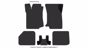 Interior mats for the Volkswagen Vento 1992-1998 I generation EU Sedan - Фото 3