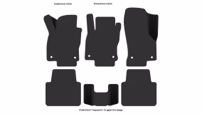 Interior mats for the Volkswagen Arteon 2017-2024 I generation US Liftback - Фото 3