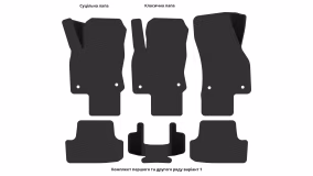 Interior mats for the Volkswagen T-Roc 2017-2025 I generation EU Crossover 5-door - Фото 5